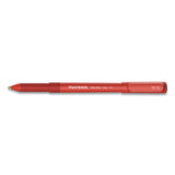 Write Bros. Grip Ballpoint Pen, Medium, 1 Mm, Red Ink-barrel, Dozen