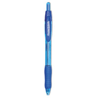 Profile Ballpoint Pen, Retractable, Medium, 1 Mm, Black Ink, Black-silver Barrel, 2-pack