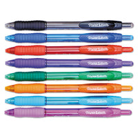 Profile Ballpoint Pen, Retractable, Medium, 1 Mm, Black Ink, Black-silver Barrel, 2-pack