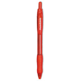 Profile Ballpoint Pen, Retractable, Medium, 1 Mm, Black Ink, Black-silver Barrel, 2-pack