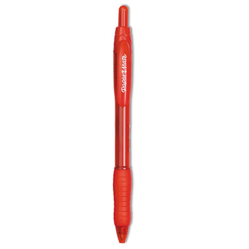 Profile Ballpoint Pen, Retractable, Medium, 1 Mm, Black Ink, Black-silver Barrel, 2-pack
