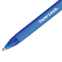 Comfortmate Ultra Retractable Ballpoint Pen, 1mm, Blue Ink-barrel, Dozen