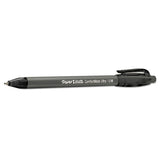 Comfortmate Ultra Retractable Ballpoint Pen, 1mm, Black Ink-barrel, Dozen