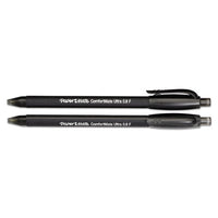 Comfortmate Ultra Retractable Ballpoint Pen, 0.8mm, Black Ink-barrel, Dozen