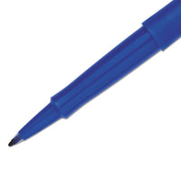 Paper Mate Flair Felt Pen, Medium Point, Blue Ink 