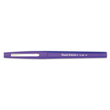 Point Guard Flair Stick Porous Point Pen, Medium 0.7mm, Purple Ink-barrel, Dozen