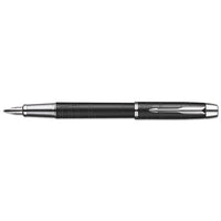 Im Premium Stick Roller Ball Pen Gift Box, 0.7mm, Black Ink, Black-chrome Barrel