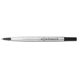 Refill For Parker Roller Ball Pens, Medium Point, Black Ink