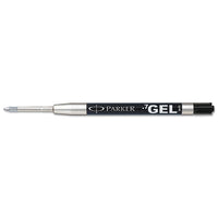 Refill For Parker Retractable Gel Ink Roller Ball Pens, Medium Point, Black Ink, 2-pack