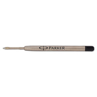 Refill For Parker Ballpoint Pens, Medium Point, Black Ink