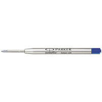 Refill For Parker Ballpoint Pens, Medium Point, Blue Ink