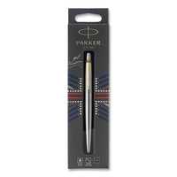 Jotter Rollerball Pen, Medium Point 0.7 Mm, Black Ink, Stainless Steel Barrel