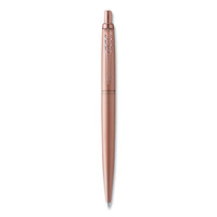 Jotter Xl Retractable Ballpoint Pen, Medium Point, Blue Ink, Rose Gold Barrel