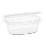 Earthchoice Pet Hinged Lid Deli Container, 4.92 X 5.87 X 1.32, 8 Oz, 1-compartment, Clear, 200-carton