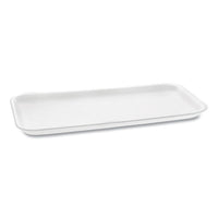 Supermarket Tray, #10s, 10.75 X 5.7 X 0.65, White, 500-carton