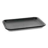 Supermarket Tray, #2s, 8.2 X 5.7 X 0.65, Black, 500-carton