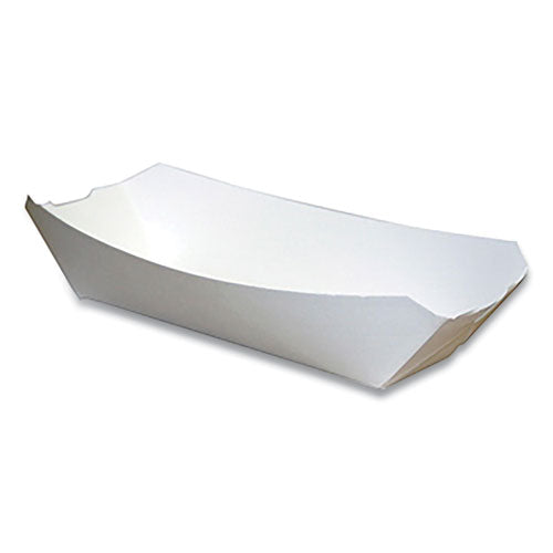 Paperboard Food Trays, #12 Beers Tray, 6 X 4 X 1.5, White, 300-carton