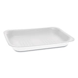 Meat Tray, #2, 8.38 X 5.88 X 1.21, White, 500-carton