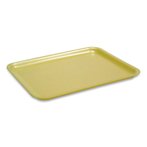 Supermarket Trays, #2, 8.38 X 5.88 X 1.21, Yellow, 500-carton