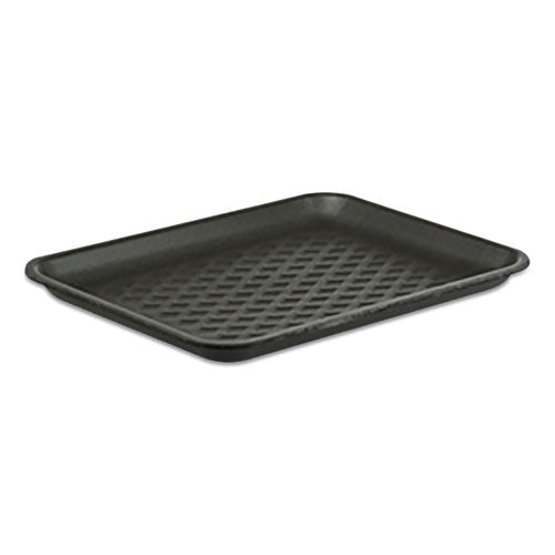 Supermarket Trays, #27s, 15 X 5.5 X 0.93, Black, 250-carton