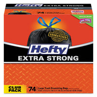 Ultra Strong Tall Kitchen And Trash Bags, 30 Gal, 1.1 Mil, 30" X 33", Black, 222-carton