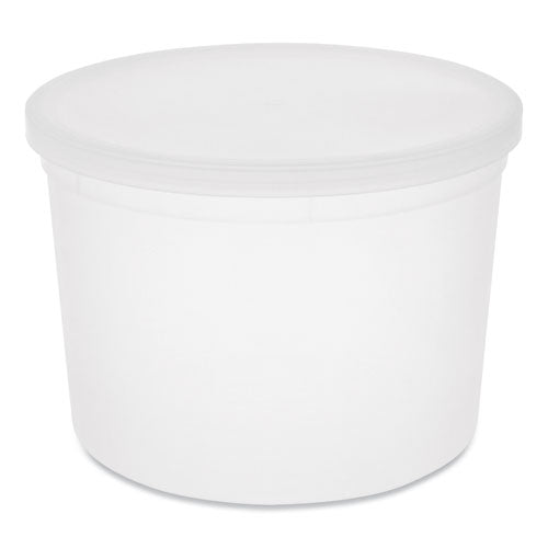 Delitainer Microwavable Container Bulk, Natural, 64 Oz, 4.5 X 4.5 X 6.35, 120-carton