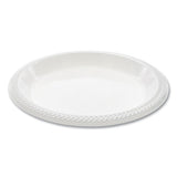 Meadoware® Ops Dinnerware, Plate, 10.25" Diameter, Black, 500-carton