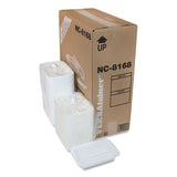 Newspring Versatainer Microwavable Containers, Rectangular, 16 Oz, 5 X 7.25 X 2, White/clear, Plastic, 150/carton