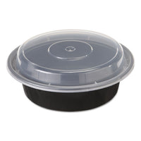 Versatainers, Black-clear, 38oz, 6w X 8 1-2d X 2h, 150-carton