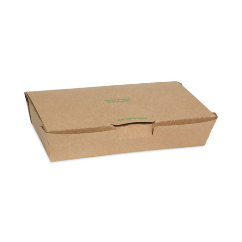 Earth Choice Tamper Evident Paper Onebox, 9 X 4.85 X 2, Kraft, 100-carton