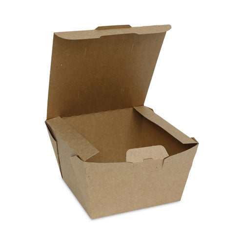 Earth Choice Tamper Evident Paper Onebox, 4.5 X 4.5 X 3.25, Kraft, 200-carton