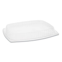 Showcase Deli Container Lid, For 3-compartment 48-64 Oz Containers, 9 X 7.4 X 1, Clear, 220-carton