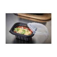 Earth Choice Entrée2go Takeout Containers, 12 Oz, 5.65 X 4.25 X 2.57, Black, 600-carton