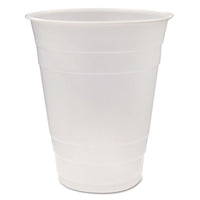 Translucent Plastic Cups, 16 Oz, Clear, 80-pack, 12 Packs-carton