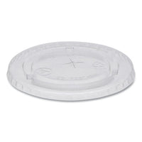 Pactiv Compostable Cold Cup Lid With Straw Slot For A Cups, Fits 7, 9, 20 Oz A Cups, 1020-carton