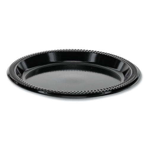 Prairieware Ops Dinnerware, Plate, 8.88" Diameter, Black, 400-carton