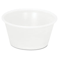 Plastic Soufflé Cups, 1 Oz, Translucent, 5000-carton