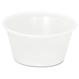 Plastic Soufflé Cups, 1 Oz, Translucent, 5000-carton