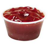 Plastic Soufflé-portion Cups, 2oz, Translucent, 200-bag, 12 Bags-carton