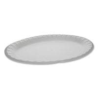 Unlaminated Foam Dinnerware, Platter, Oval, 11.5 X 8.5, White, 500-carton