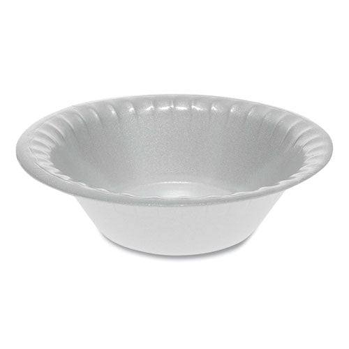 Laminated Foam Dinnerware, Bowl, 12 Oz, 6" Diameter, White, 1,000-carton
