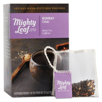 Whole Leaf Tea Pouches, Organic Mint Melange, 15-box