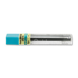 Super Hi-polymer Lead Refills, 0.7 Mm, B, Black, 12-tube