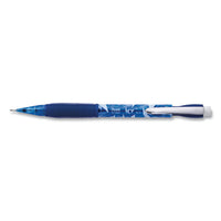 Icy Mechanical Pencil, 0.7 Mm, Hb (#2.5), Black Lead, Transparent Blue Barrel, 24-pack