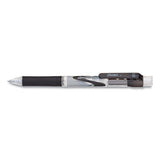 .e-sharp Mechanical Pencil, 0.5 Mm, Hb (#2.5), Black Lead, Sky Blue Barrel, Dozen