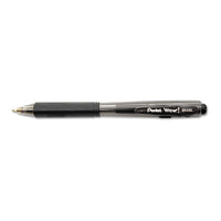 Wow! Retractable Ballpoint Pen Value Pack, Medium 1 Mm, Black Ink-barrel, 36-pack