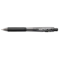 Wow! Retractable Ballpoint Pen, Medium 1 Mm, Black Ink-barrel, Dozen