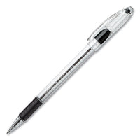 R.s.v.p. Stick Ballpoint Pen, Medium 1mm, Blue Ink, Clear-blue Barrel, Dozen