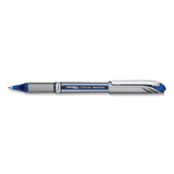 Energel Nv Stick Gel Pen, 0.7 Mm Metal Tip, Blue Ink-barrel, Dozen