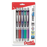 Pen,gel,med,5pk,ast